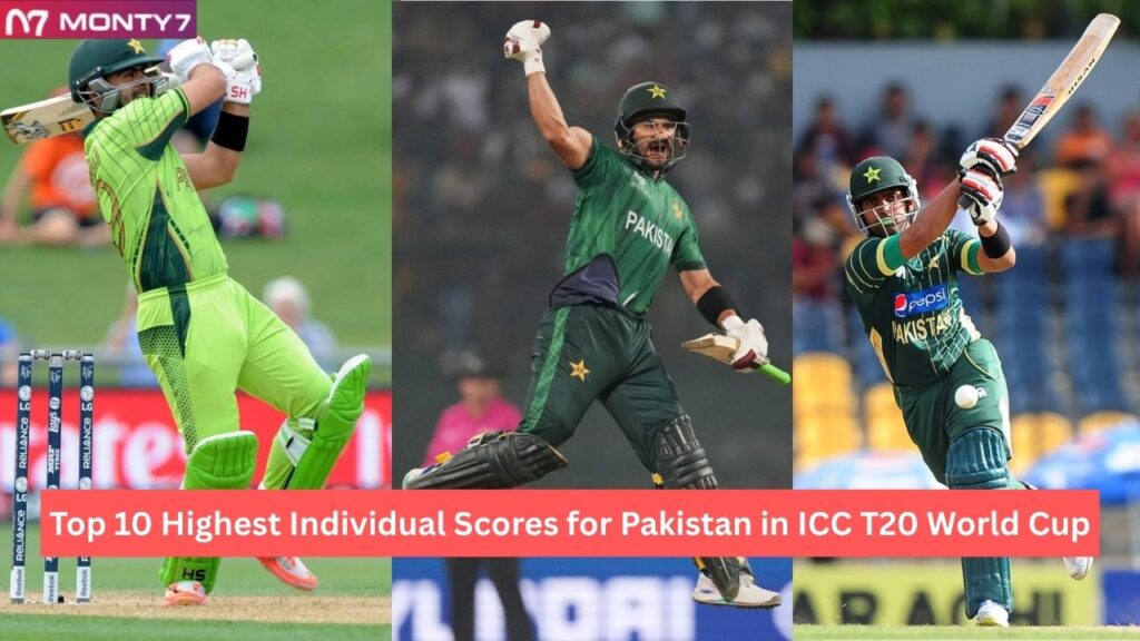 Highest Individual Scores for Pakistan in ICC T20 World Cup