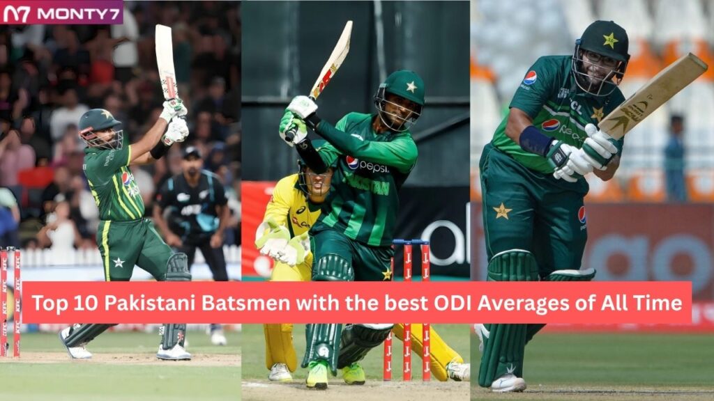 Pakistani Batsmen with the best ODI Averages of All Time