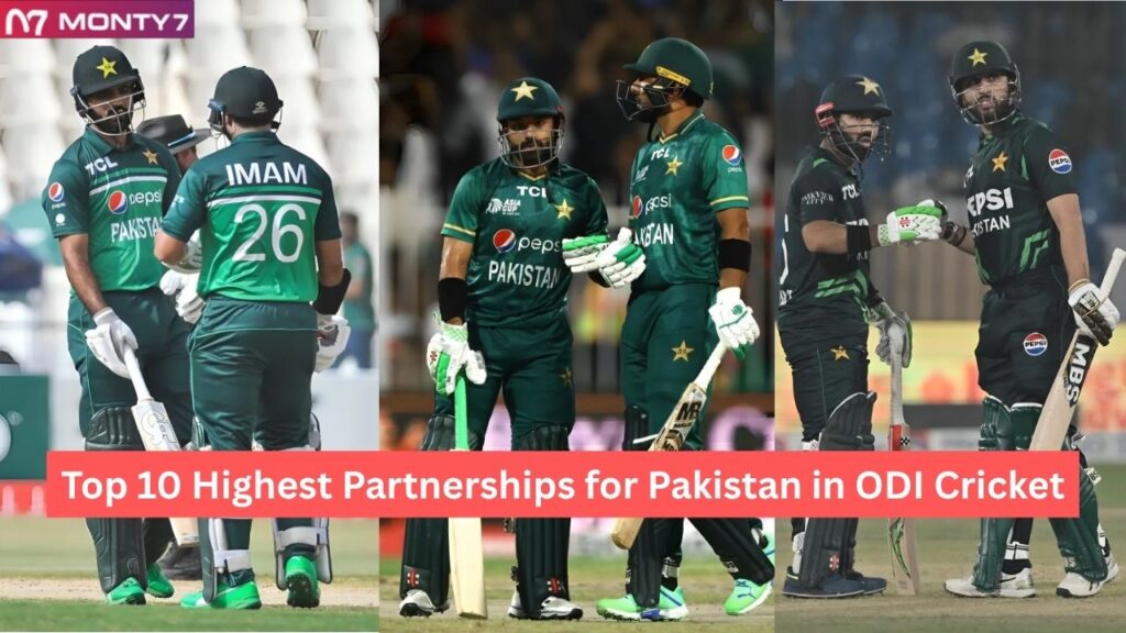 Highest Partnerships for Pakistan in ODI Cricket