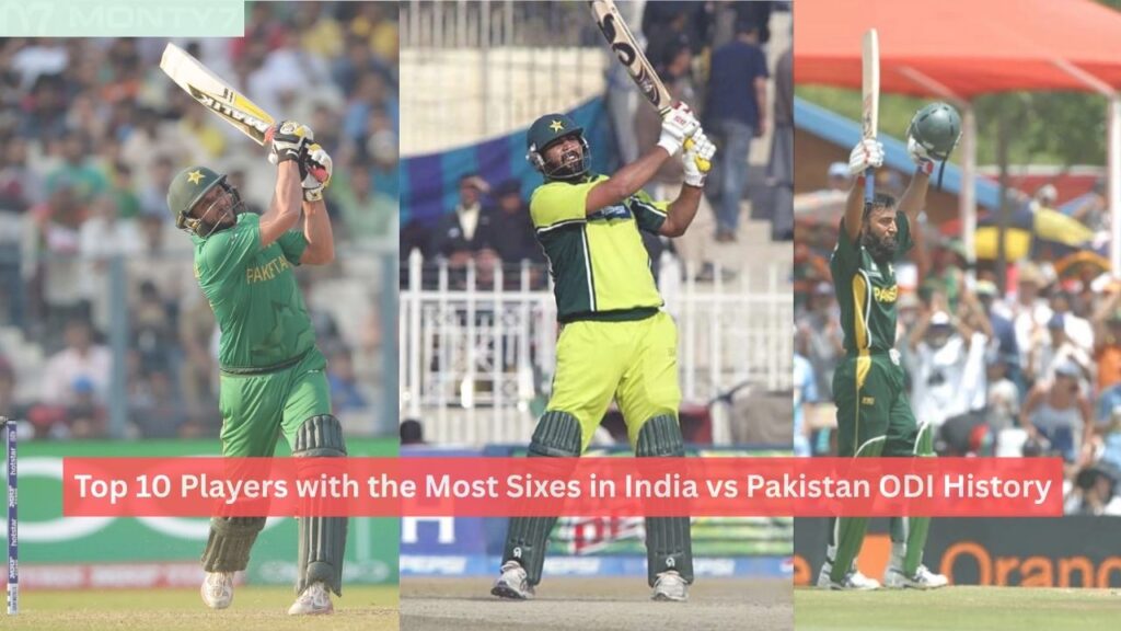 Most Sixes in India vs Pakistan ODI History