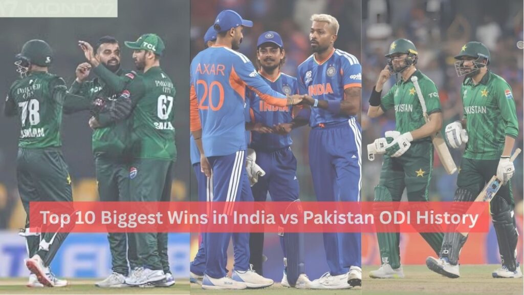 Biggest Wins in India vs Pakistan ODI History
